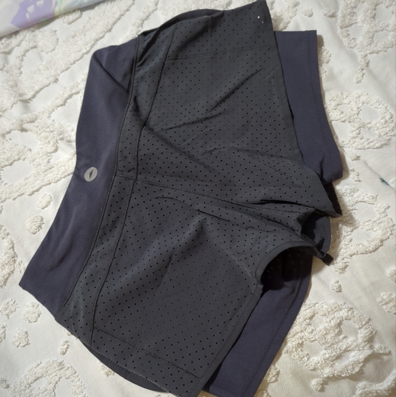 Avia Women Running Shorts Size S Reflective Gray/Dark Gray Double Layer MW NWOT - Picture 10 of 10